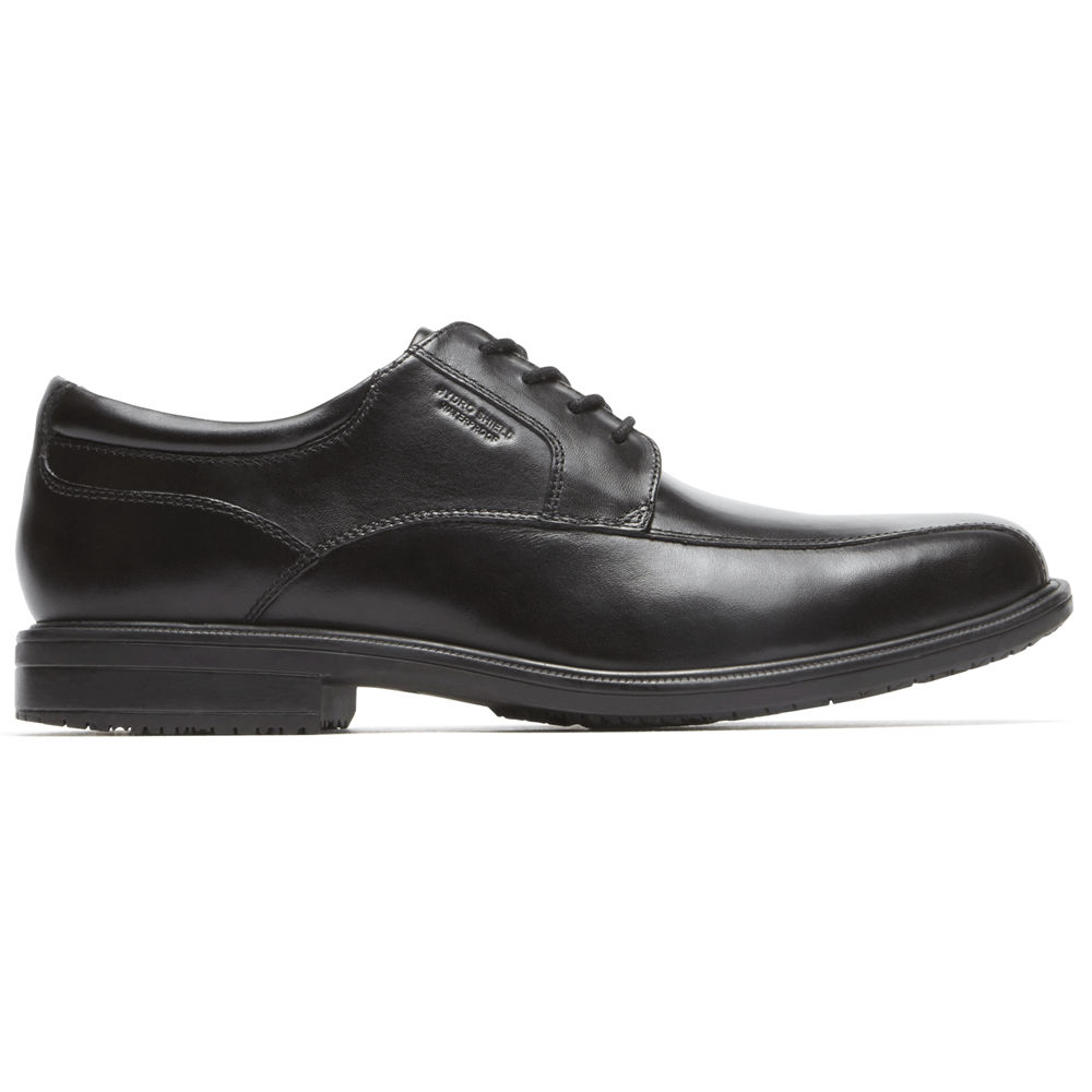 Rockport Singapore Mens Oxfords - Essential Details II Bike Toe Black - XQ4810675